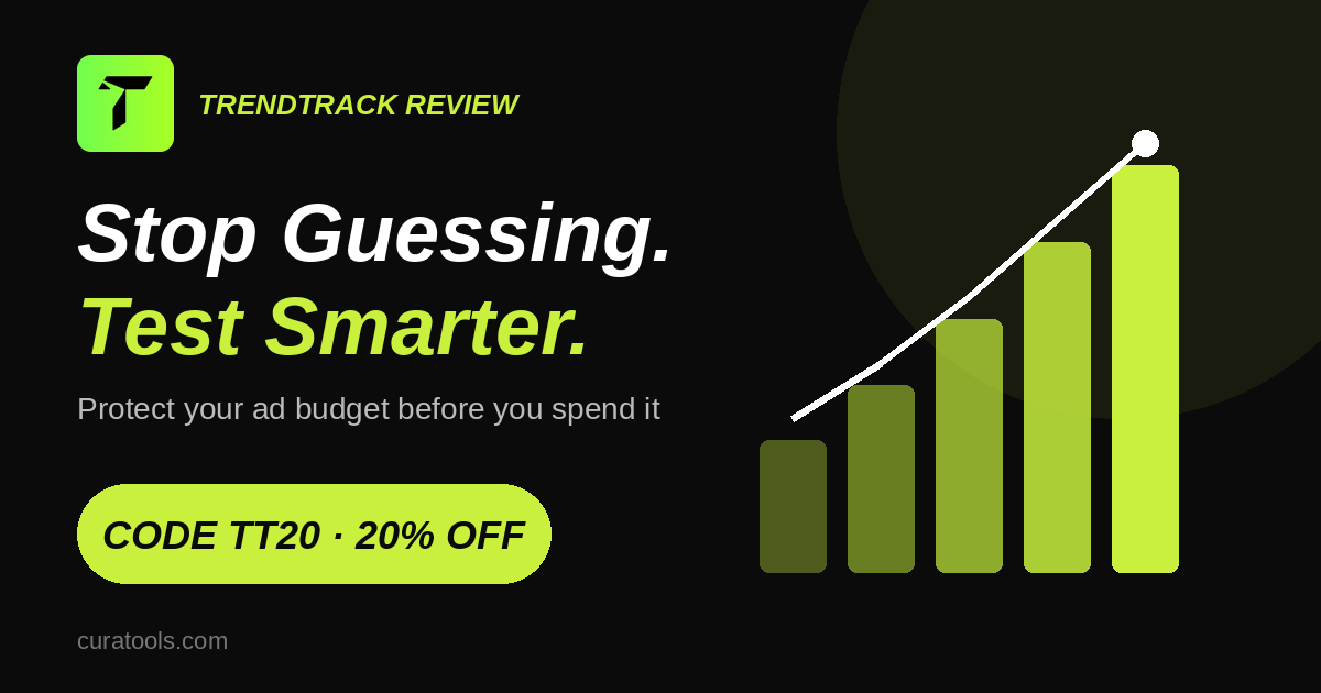 Before You Spend on Ads: How TrendTrack (and Code TT20) Can Protect Your Test Budget
